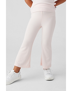Sol Angeles Girls' Ribbed Flare Modal Pant - Little Kid, Big Kid In Pink