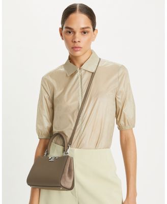Tory Burch Mini Eleanor Leather Satchel | Bloomingdale's