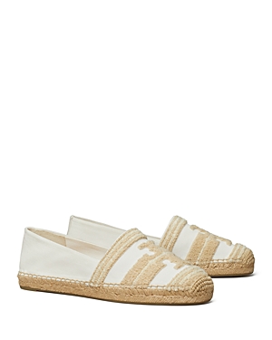 Shop Tory Burch Women's Double T Espadrille Flats In Natural