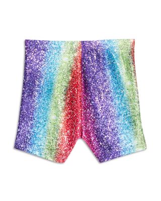 Girls' Rainbow Glitter Shorts - Little Kid, Big Kid