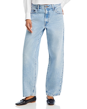Levi's Baggy Dad High Rise Straight Jeans In Fan Flare