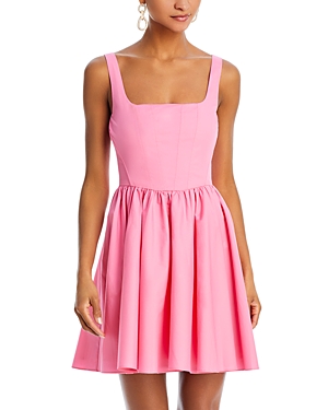 Wayf Jade Corset Mini Dress In Pink