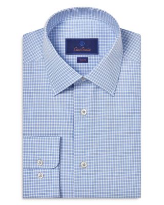 Trim Fit Dobby Micro Check Dress Shirt  