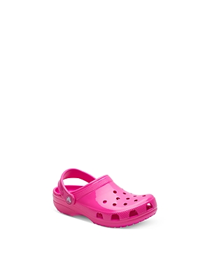 Shop Crocs Unisex Classic Neon Highlighter Clogs - Toddler In Pink
