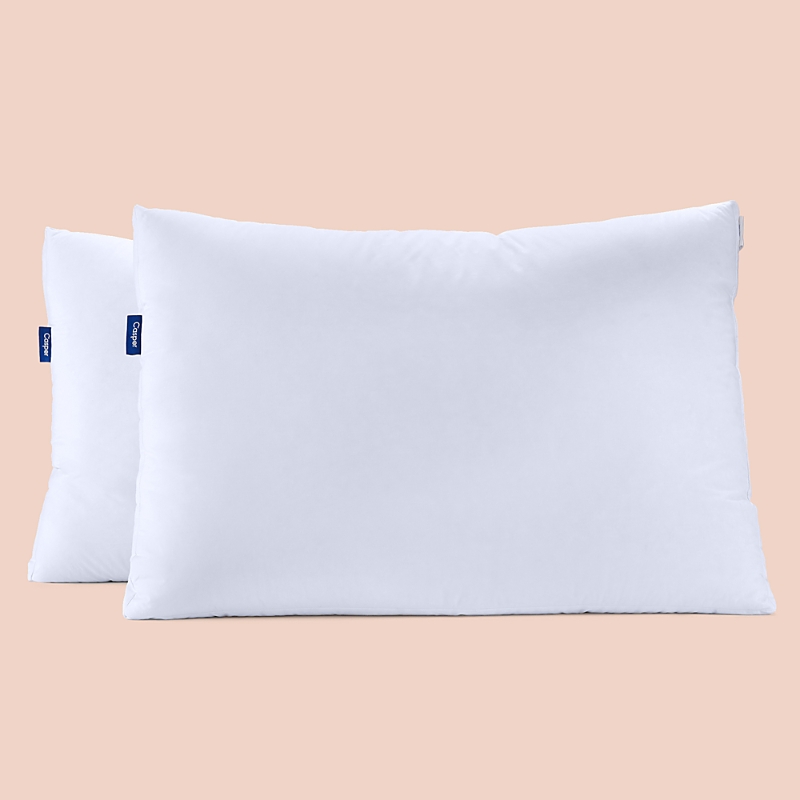 Casper Down & Feather Pillow Double Pack, Standard