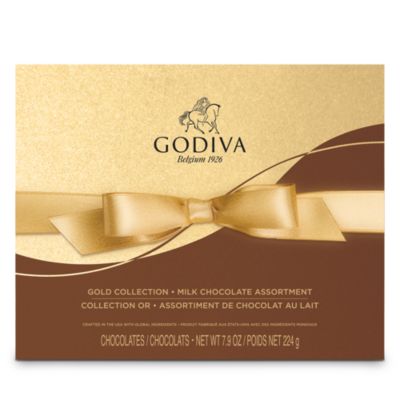 Godiva Assorted Milk Chocolate Gold Ballotin, 18 Piece