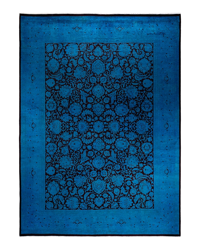 Bloomingdale's Fine Vibrance M1585 Area Rug, 9'1 X 12'2 In Blue