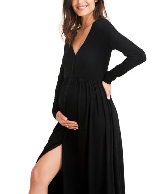The Softest Rib Nursing Dress