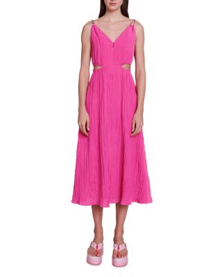 Maje - Runeti Cutout Midi Dress
