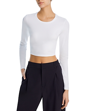 Alo Yoga Finesse Long Sleeve Cropped Top