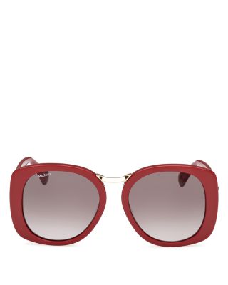 Bridge Gradient Round Sunglasses, 55mm