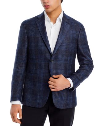 The Men's Store at Bloomingdale's Plaid Unstructured Regular Fit Sport Coat - 100% Exclusive Back to results - Men - Bloomingdale's