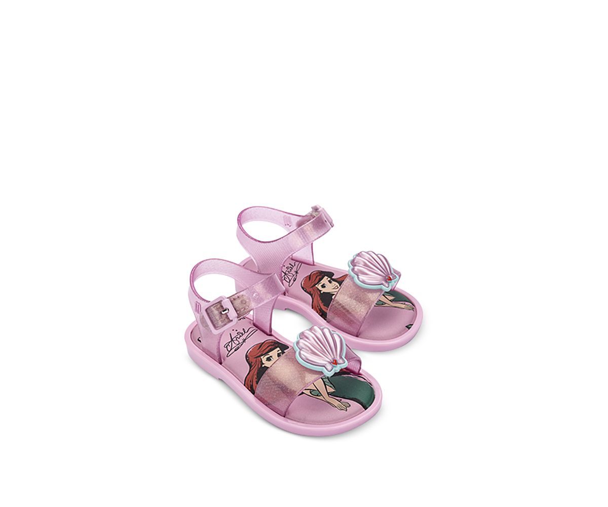 Mini Melissa Girls' Mar + Disney Princess Sandal - Toddler