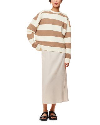 Cotton Wide Stripe Sweater