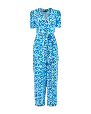 Hazy Coral Printed Jumpsuit