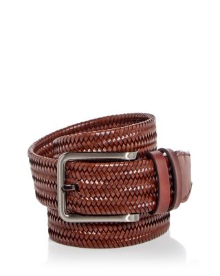 Magnanni - Astoria Woven Stretch Leather Belt