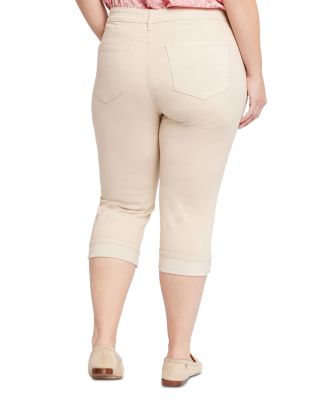 Marilyn High Rise Straight Cropped Jeans in Pearl Grey