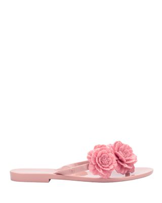 Women's Springad Floral Thong Flip Flop Sandals