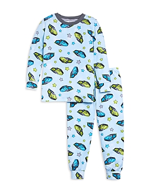 Shop Esme Boys' Long Sleeved Top & Pants Pajamas Set - Little Kid In Sonic Cars