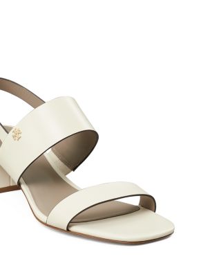 Women's Leather Block Heel Sandals