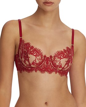 30D) Gossard Gypsy Underwired Lightly Padded Bust Enhancing Plunge Lace  Balcony Bra 11115 on OnBuy