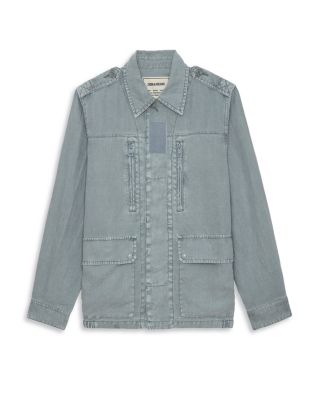 ZADIG&VOLTAIRE チェック柄ジャケット　スカル　ラインストーン ZADIG&VOLTAIRE チェック柄ジャケット スカル ラインストーン