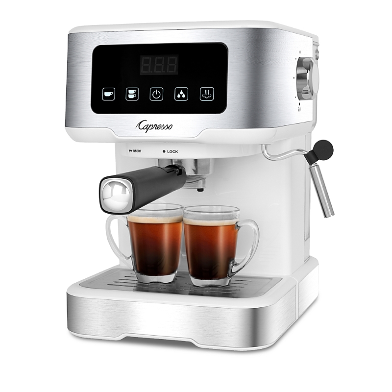 Capresso Cafe Touchscreen Programmable Espresso Maker In White