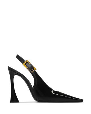 Saint Laurent - Dune Slingback Pumps in Patent Leather