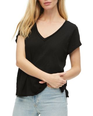 Michael Stars - Lizzy V Neck Cotton Tee