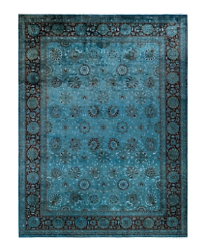 Shop Bloomingdale's Fine Vibrance M1654 Area Rug, 9'2 X 12'5 In Blue