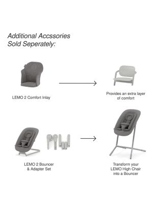 LEMO 3-in-1 High Chair + Training Tower 