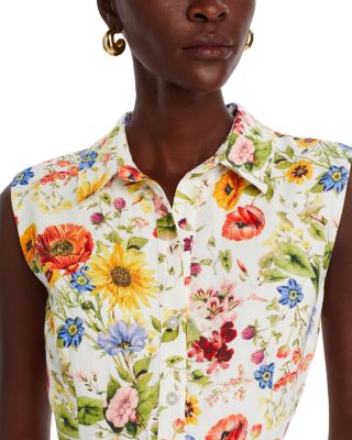 Belted Floral Shirtdress