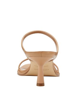 Women's Alonde Leather High Heel Slide Sandals