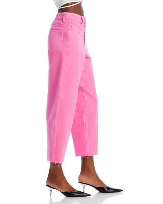 High Rise Ankle Jeans in Strawberry
