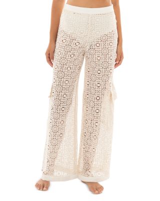 Agua Bendita - Maca Jardim Crochet Cargo Cover Up Pants