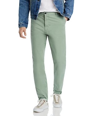Hugo Boss Kane Cotton Blend Pants In Light Pastel Green