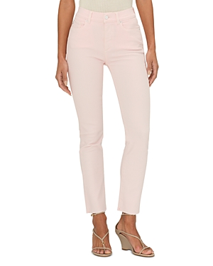 DL1961 Mara High Rise Ankle Straight Jeans in Rosewater