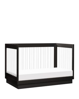 Harlow Acrylic 3 in 1 Convertible Crib with Toddler Bed Conversion Kit