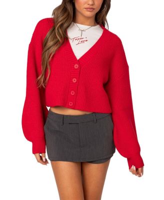 Sabrina Chunky Knit Cropped Cardigan