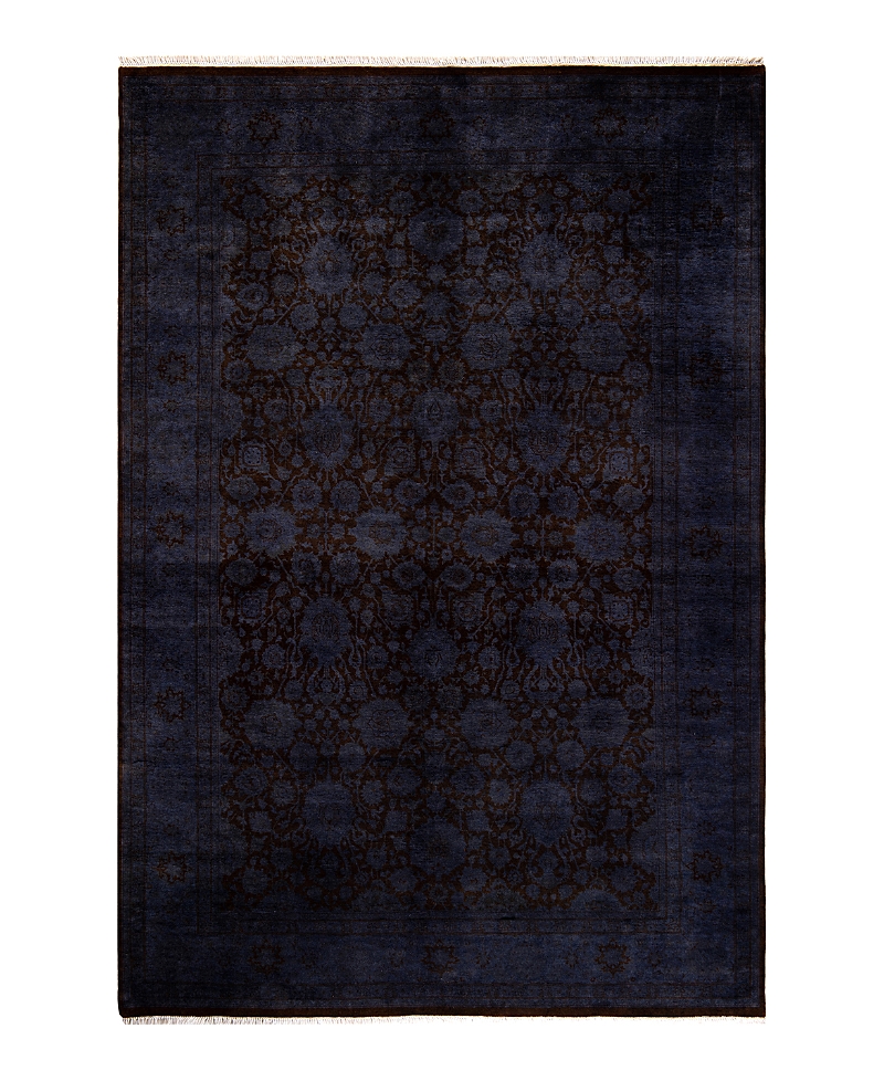 Bloomingdale's Fine Vibrance M1298 Area Rug, 6'1 X 9'1 In Purple