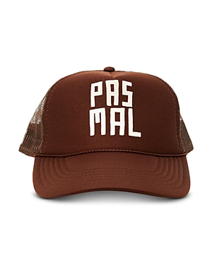 Shop Clare V Pas Mal Trucker Hat In Chocolate