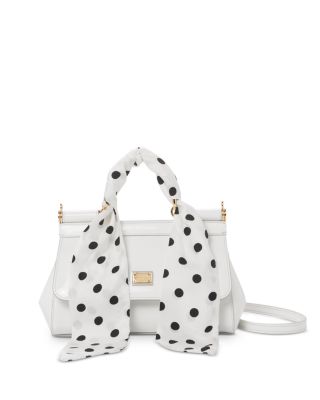 Dolce & Gabbana - Silk Scarf Top Handle Bag