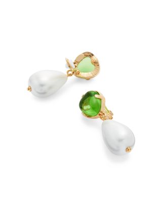 Imitation Pearl Drop Clip On Earrings