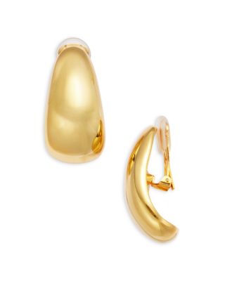 Kenneth Jay Lane - Long Tapered Hoop Earrings