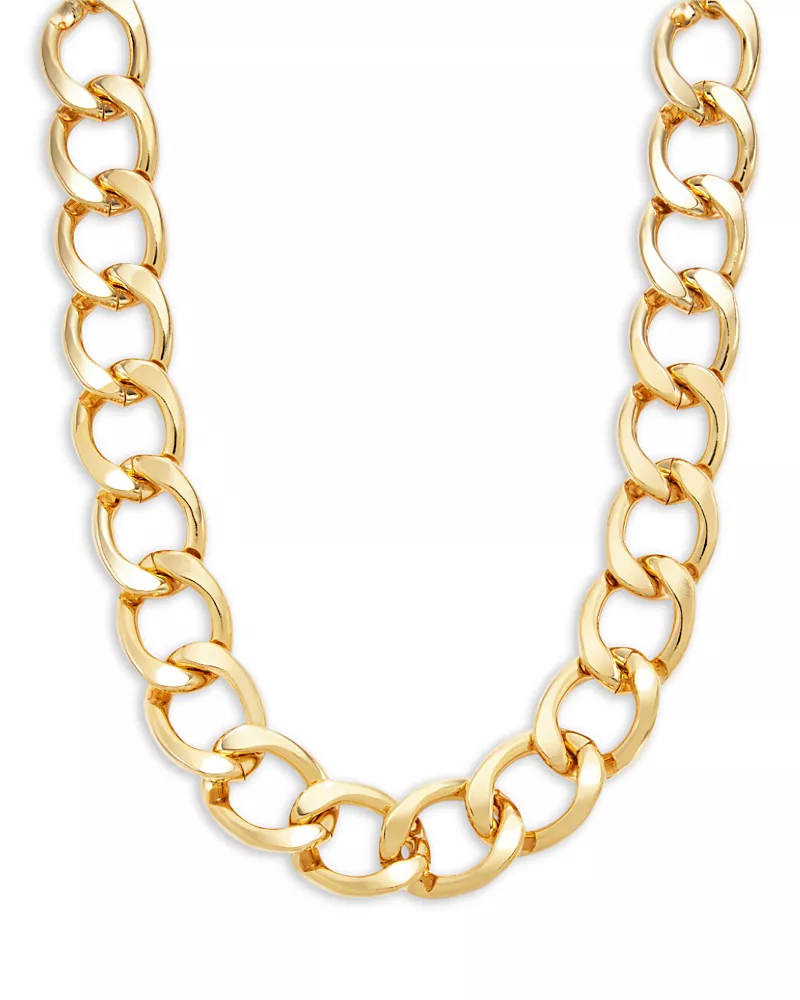Kenneth Jay Lane Link Necklace, 18