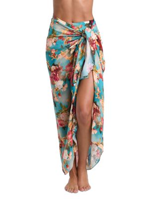 L'AGENCE - Maribel Roses Pareo Swim Cover-Up