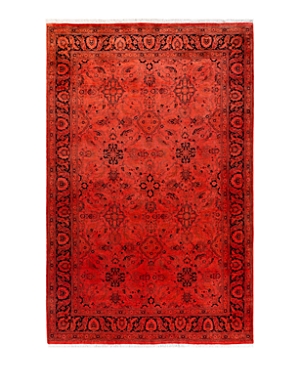 Shop Bloomingdale's Fine Vibrance M1225 Area Rug, 6'1 X 9'4 In Red