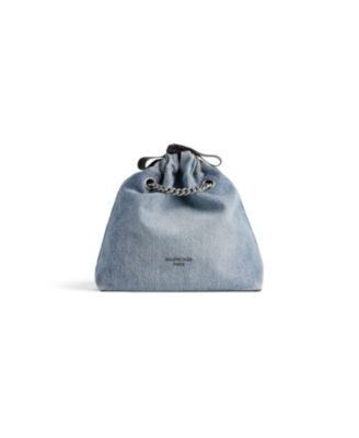 Crush Small Tote Bag Denim