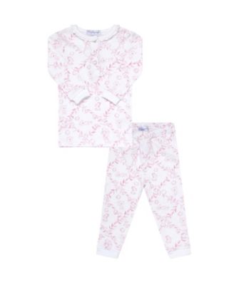 Nellapima - Girls' Pink Bears Trellace Pajamas - Little Kid