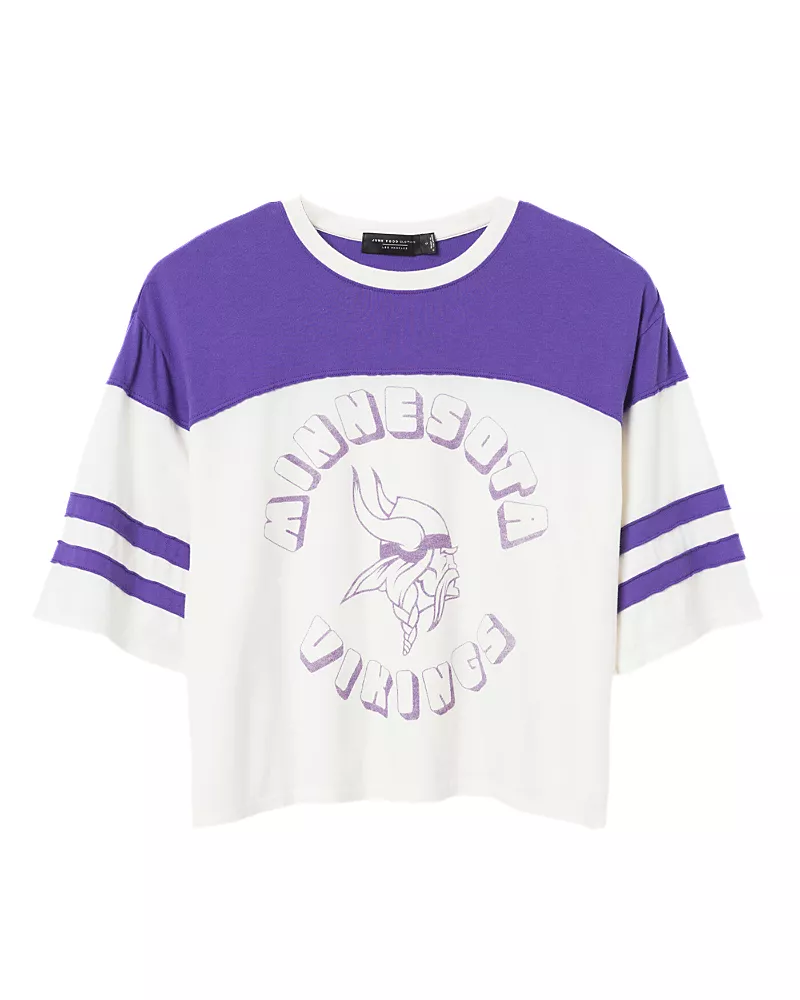 Junk Food Clothing Women's Nfl Minnesota Vikings Hail Mary Tee